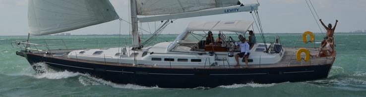 Beneteau 57 sailing Miami