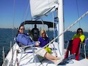 Winter sailing in Miami