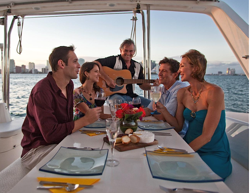 Leopard catamaran 4600 Biscayne Bay sailing