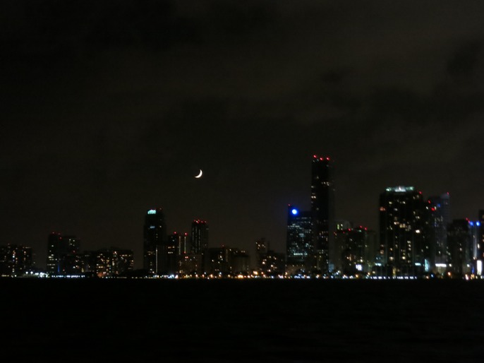 Miami by night sails yachting boating