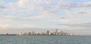 Miami Skyline from sailboat