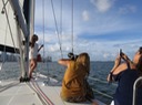 Photoshooting and filming on sail boats Miami
