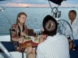 Romantic dinner on sailboat Miam XS