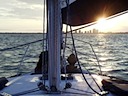 Romantic sunset trip in Miami