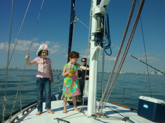 Sailing with kids in Miami