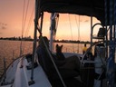 Sunset charter in South Beach