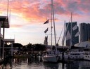 Sunset in Miami Bayside